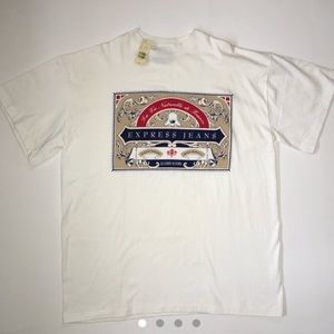 Vintage Express Jeans T-shirt Unisex Deadstock NWT